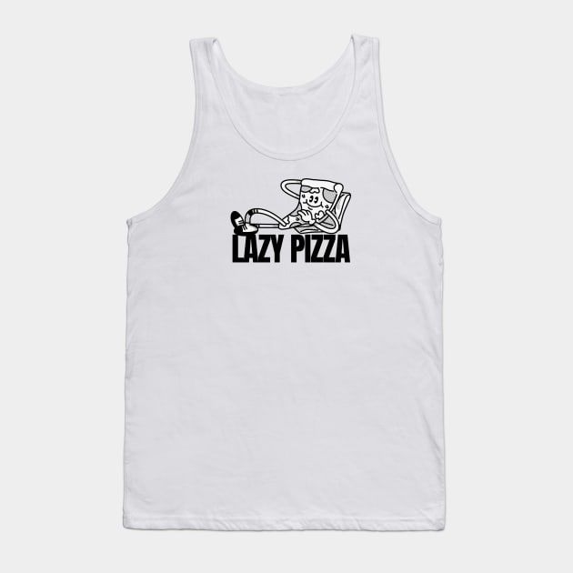 Lazy Pizza Tank Top by ikoshi